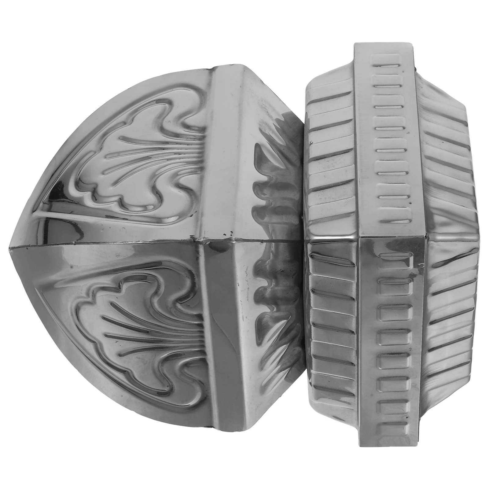

4Pcs Creative Stainless Steel Fence Caps Replacement Finials Elegant Yard Decor Durable Lawn Accessories