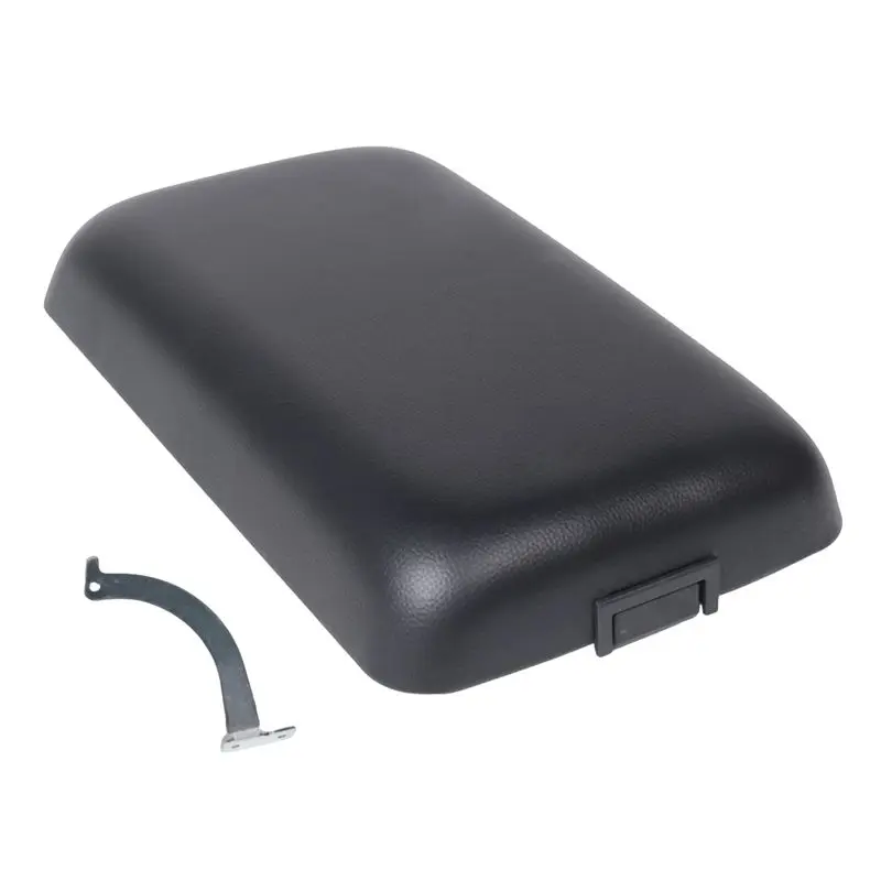 

Car Center Console Lid Armrest Cover & Base Black For Camaro 1982-1992-X59A