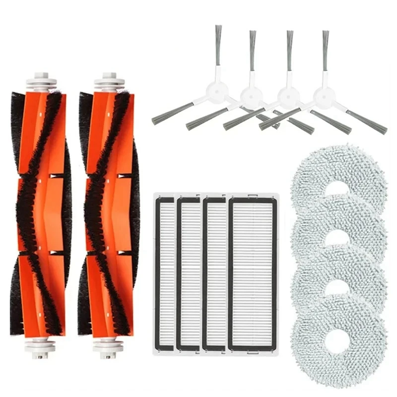 AC66 для робота-пылесоса Xiaomi S10+/S10 Plus B105, запасные части, аксессуары, основная боковая щетка, фильтр Hepa, швабра, тряпка