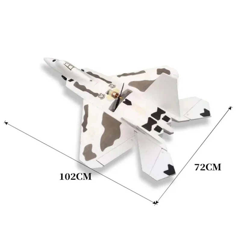 

F22 Raptor 64mm Channel Waist Push Dual Power Remote Control Aircraft Epo Aircraft Fighter Fixed Wing Aircraft Toy Gift