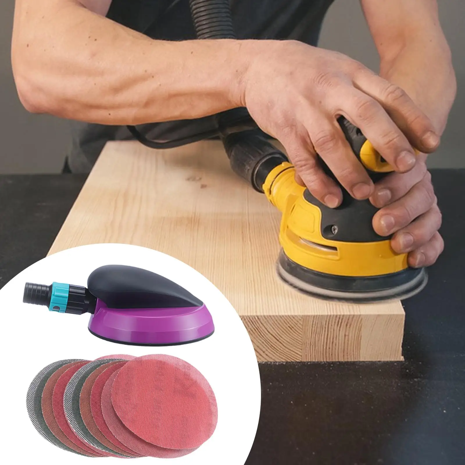 

Песочный блок для извлечения пыли, аксессуары для удобной ручки, детали с несколькими отверстиями для полировки мебели, ремонта, чистки, деревообработки