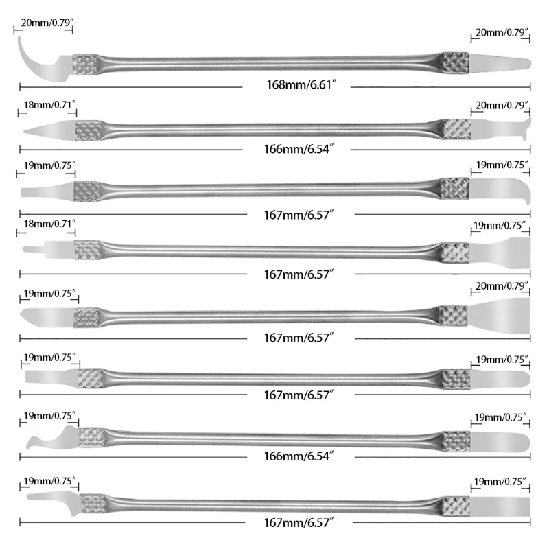 Instrument Repair Tools 8Pcs Opening Pry Tools IC Chip CPU Repair Tool