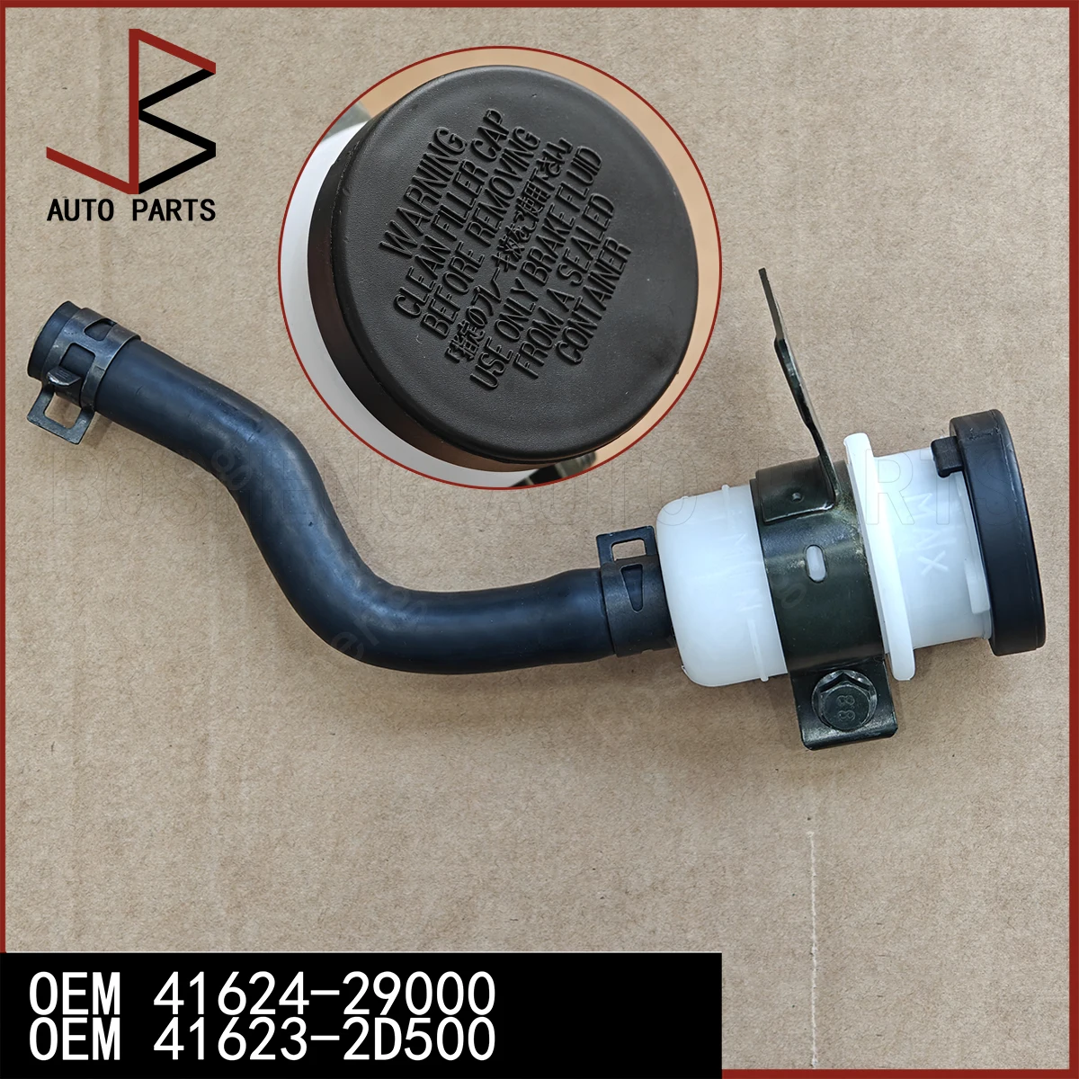 

New Hose Reservoir Assembly OEM 41624-29000 41621-2D000 41625-29000 41623-2D500 for Hyundai 2000-2006 Elantra Tiburon 2001-2008