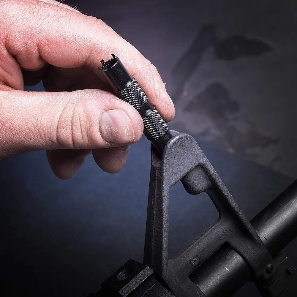 Metal para Airsoft AR15 AR10, herramienta de ajuste sin centro, táctica. Herramienta de diseño A1 A2 para AR15, accesorio para deportes de caza,