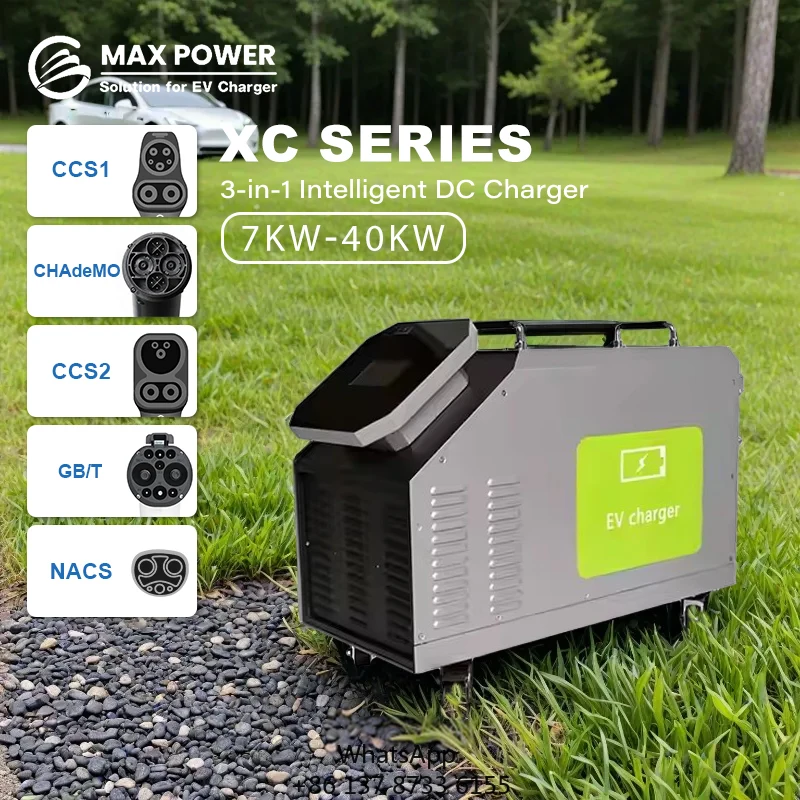 Factory Wholesale Mobile Portable EV Charger 7kw GBT DC Charging Station For Electric Cars