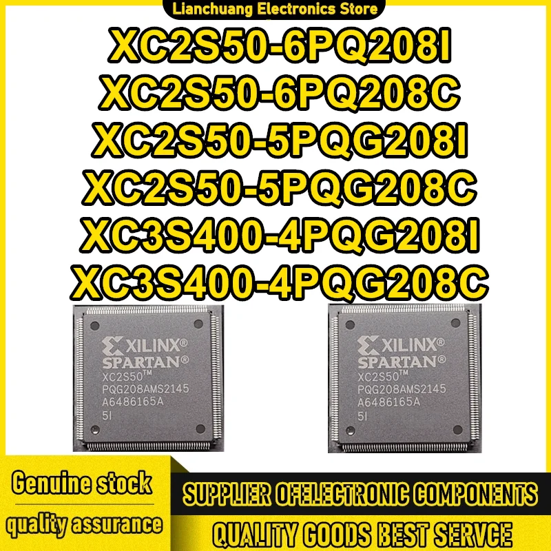 

XC2S50-6PQ208I XC2S50-6PQ208C XC2S50-5PQG208I XC2S50-5PQG208C XC3S400-4PQG208I XC3S400-4PQG208C Микросхема Новый оригинальный на складе