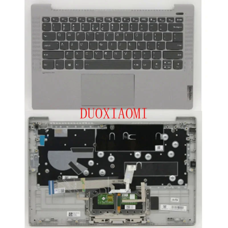 

New for Lenovo IdeaPad 5-14are05 laptop up Pl BLK SIL FP W/nblkb BLKB Latin LSP int'e USI Nordi