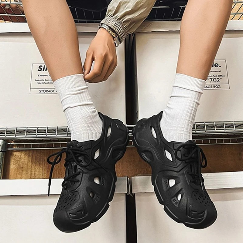 

Мужские летние полностью закрытые пляжные сандалии для водных видов спорта с защитой от скольжения и запаха