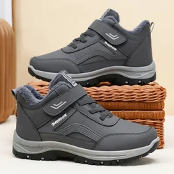 Men's Cotton Shoes  Autumn Winter Outdoor Warm Thick Soled Comfort Windproof Cold Proof Anti Slip Waterproof Snow Boots