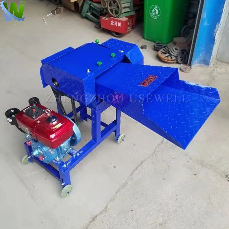 Animal feed mini chaff cutter and grinder electric machine alfalfa chopper chaff cutter Australia agricultural and fodder chaff