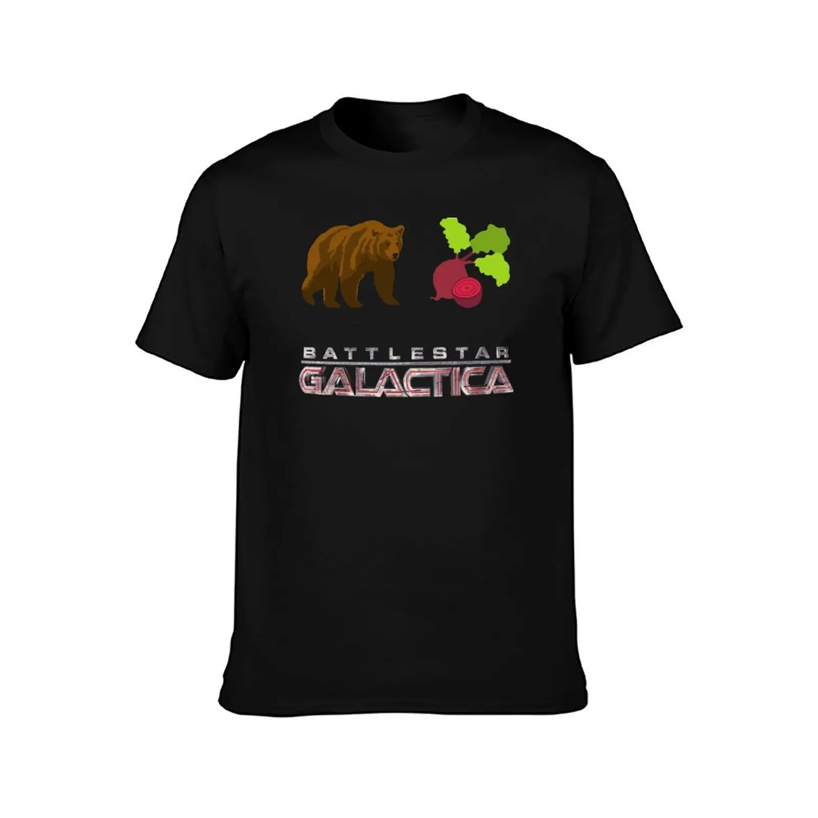 Bears, Beats, Battlestar Galactica T-Shirt Basic Solid Color Casual Tee Shirt T-Shirt