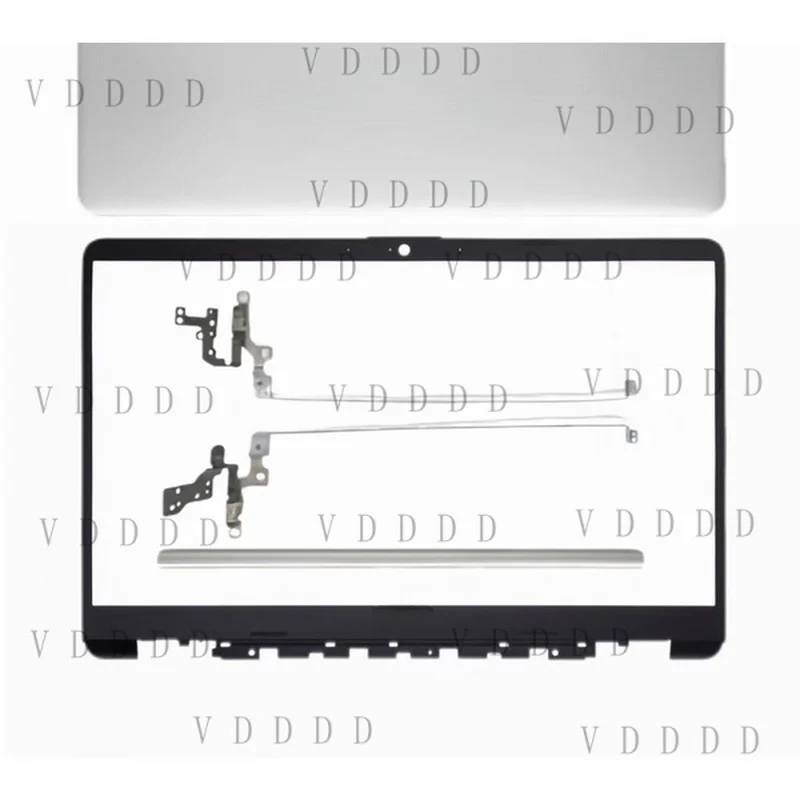 L...  for HP 15S-ER FR FQ 15-EF DY Q222 LCD Back Cover+Bezel+Hinges/Palmrest/Bottom