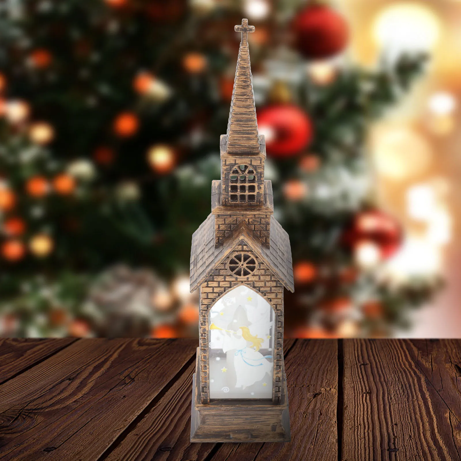

LED Small nament Plastic Decorative Lights Christmas Luminous Night Light Festive Atmosphere DIY Christmas Decor Party
