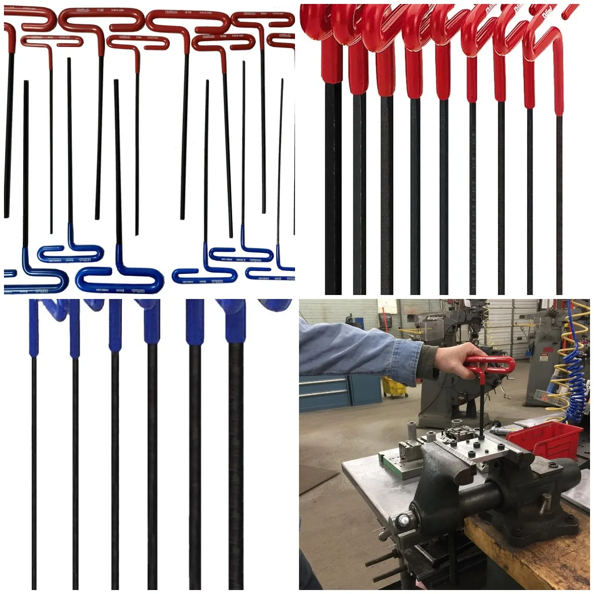 

Eklind 50914 Cushion Grip Hex T-Key Set 14 Piece Set - INCH/MM, 9 inch arm