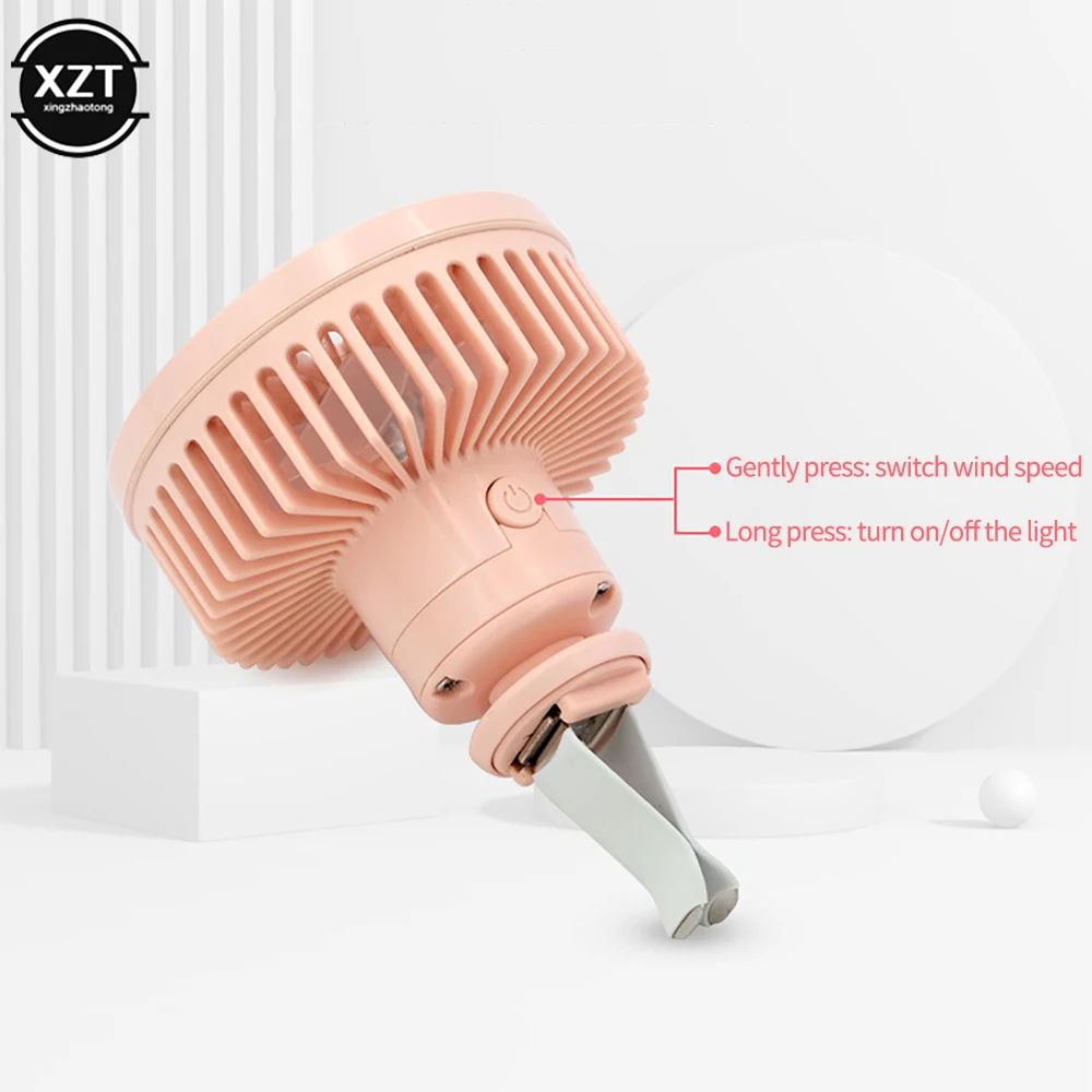 Ventilateur de voiture USB, sortie d'air, éclairage LED, créatif, accessoires de voiture, trois vitesses, mini questionFan, appareils électriques