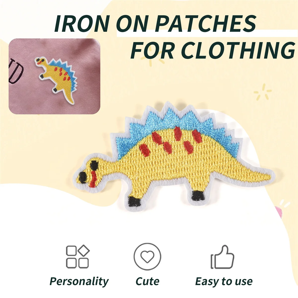 ホット 17 個恐竜アイロンパッチ刺繍縫製パッチ縫うアップリケ装飾ジャケット Tシャツジーンズ衣類