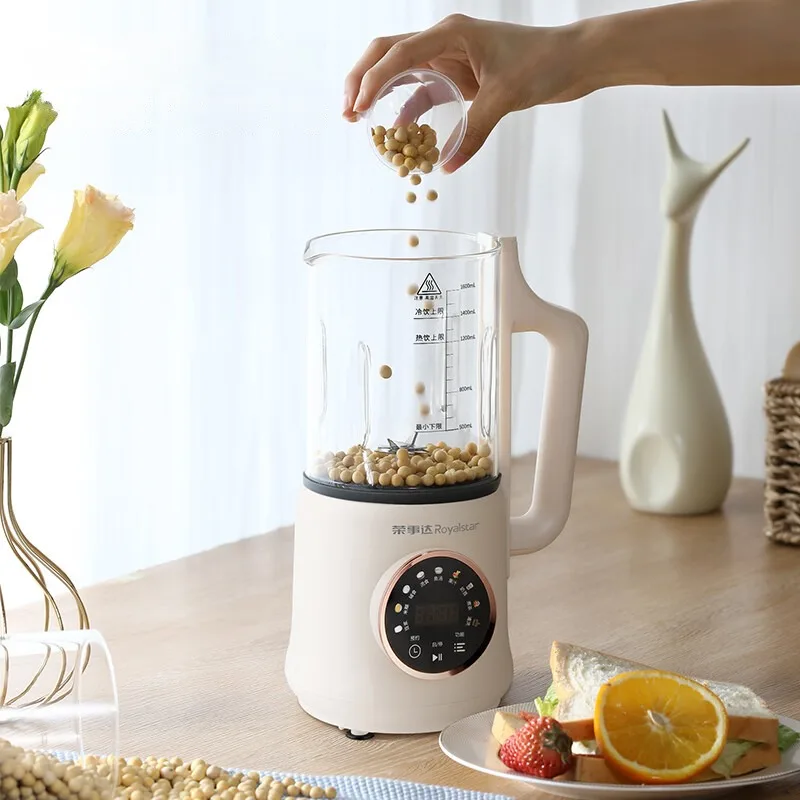 High Speed Blender RZ-625B with Mini Size and Multiple Functions, Automatically Scheduled for Breakfast and Soy Milk Making 220V