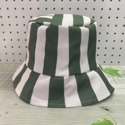 Brdwn Bleach Unisex Urahara Kisuke Cosplay Hat Cap Dome Green and White Striped watermelon Summer Cool Hat