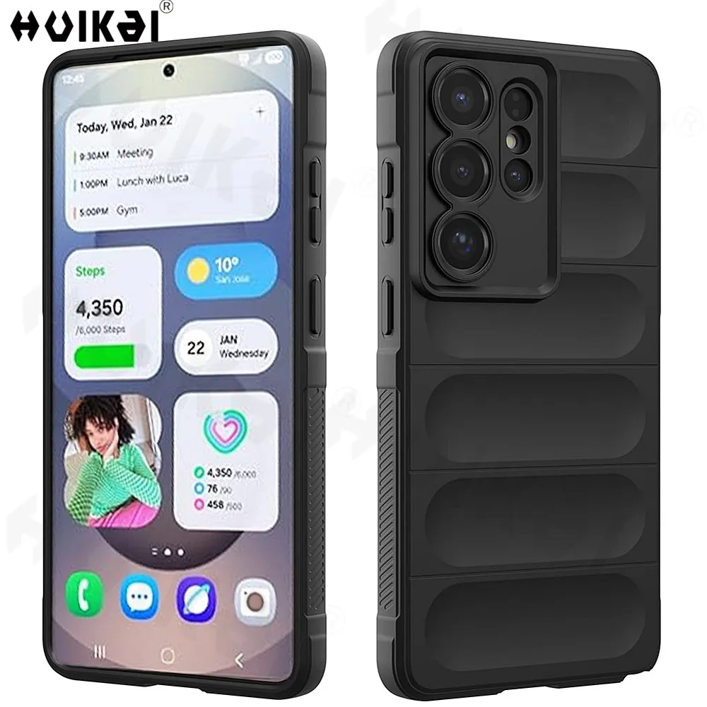 Hülle für Samsung Galaxy S26 Ultra S25 FE S25 Edge S24 Ultra S23 A17 A56 A36 A16 Mikrofaser Ultradünne Flüssigsilikon-Handyhülle