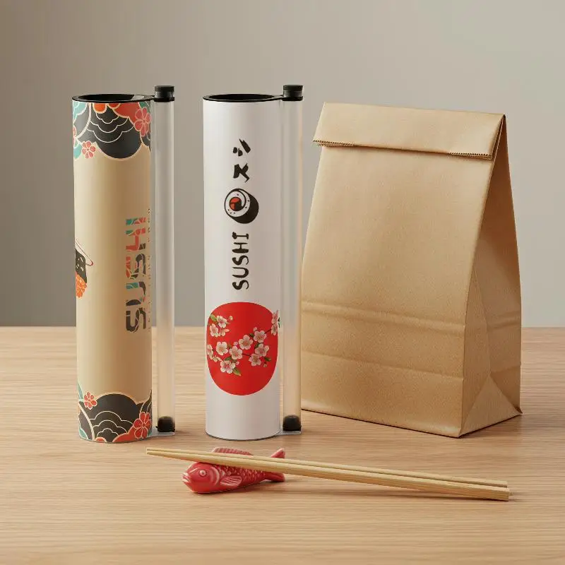 DIY Sushi Making Tool 1Pcs Reusable Sushi Pushing Mold Non-Stick Sushi Roller Kit for Homemade Sushi Bento Making