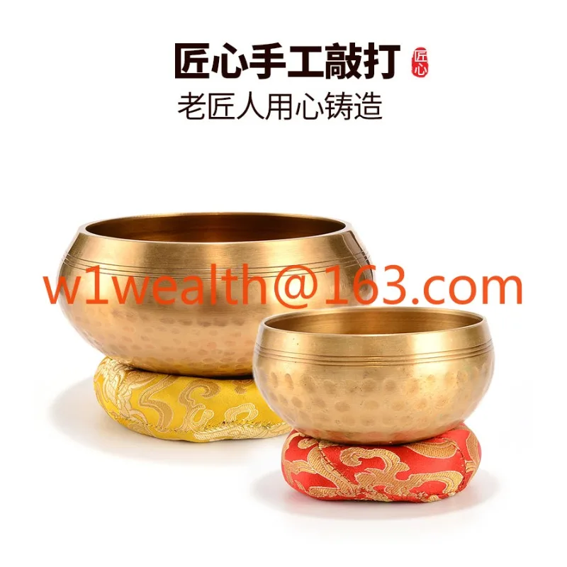 

Bowls and bowls, sound bowls, meditation yoga, Nepalese handmade head therapy, sound copper singing bowls and bowls ornament