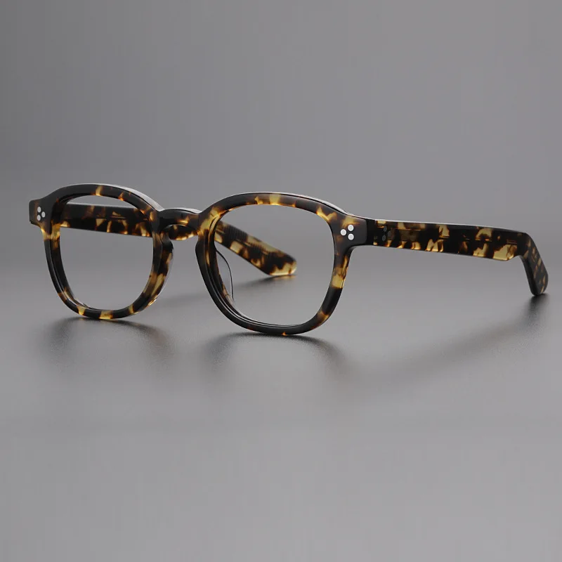 Japanese retro personality designer brand eyeglasses Fashion Trend square glasses frame Myopia Presbyopia prescription eyewear