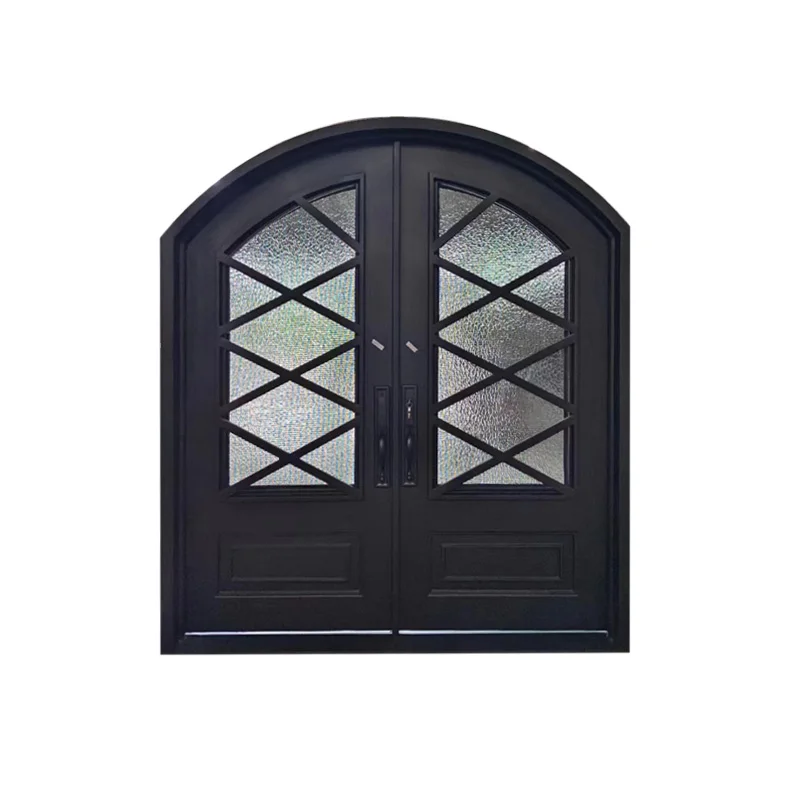 Customizable Modern Hot Selling Cast Iron Luxury Entrance Door