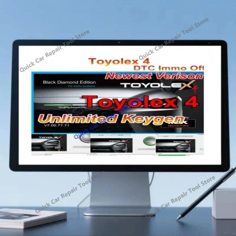 Toyolex4 Toyolex 4 with Unlimited Keygen for Denso for Lexus Mascheramento Car DTC Disable SoftwareTool PK Toyolex3 Toyolex 3