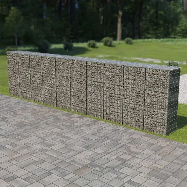 

Стена Gabion с крышками из оцинкованной стали 236 x 19,7 x 59 дюймов