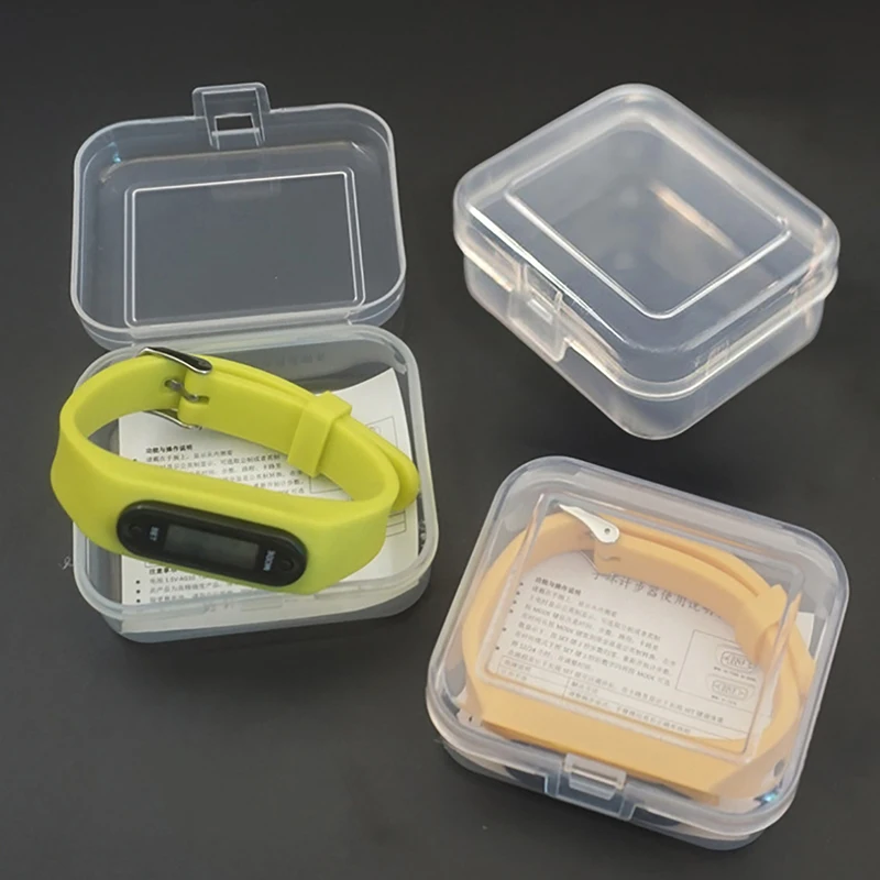 Plastic Watch Display Storage Box Transparent Case Smart Watch Protective Box Plastic Transparent Display Watch Box