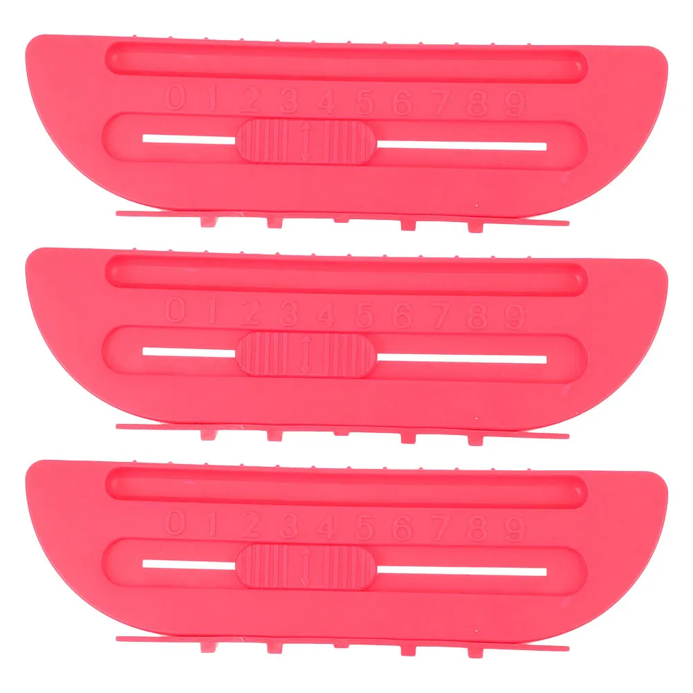 

3 Pcs Air Hockey Table Scoring Clips Sturdy Plastic Score Counters for Foosball Game Replacement Accurate Tracking Lightweight