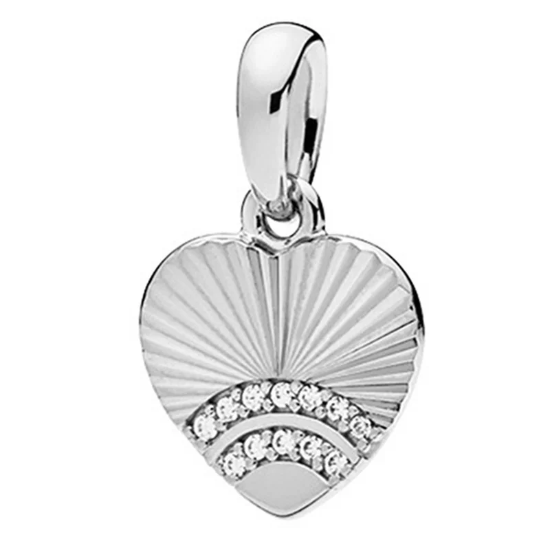 925 Silver Color Charm Beads Pendant DIY Brand Bracelets Necklaces For Women Men Jewelry Accessorie Dropshipping ﻿Gift