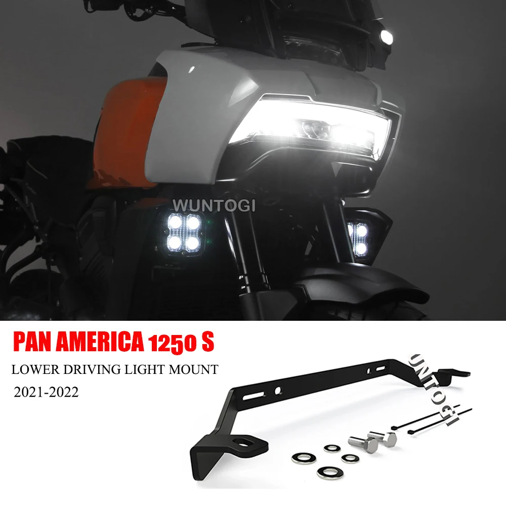 

Нижняя подсветка для Pan America 1250 S PA1250S RA1250S 2021 2022 комплект кронштейнов для вспомогательных фар противотуманных фар