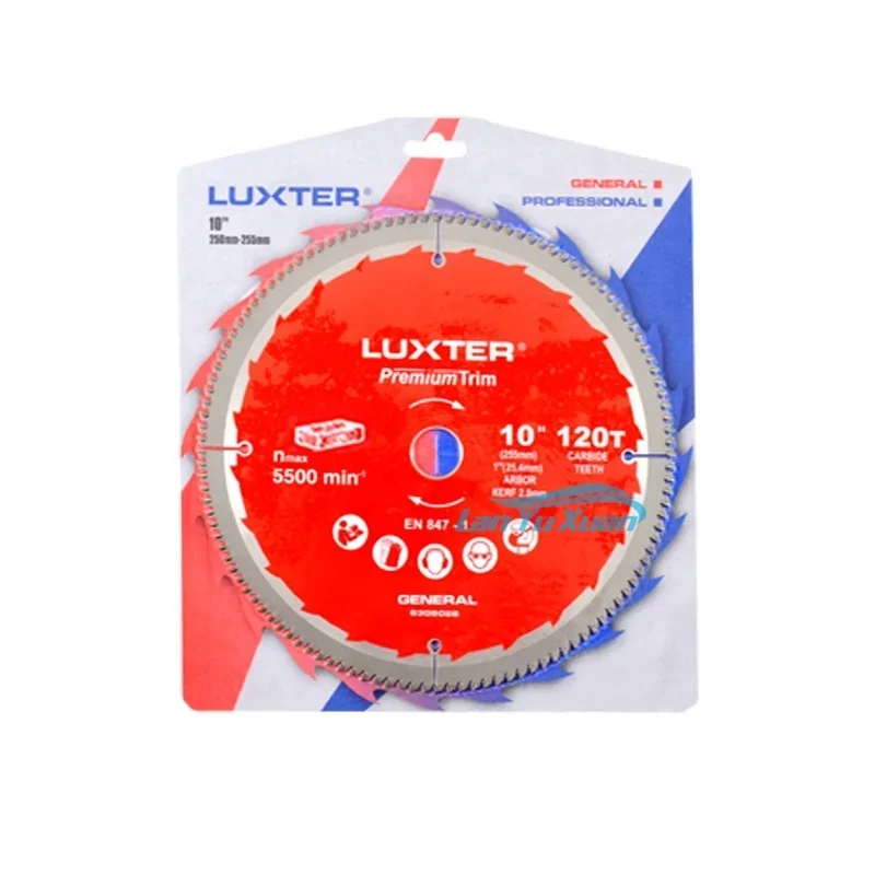 LUXTR 12 Inch 120T Saw Blade for  Wood Working  Mitre  Table  Wood&Aluminum Cutting