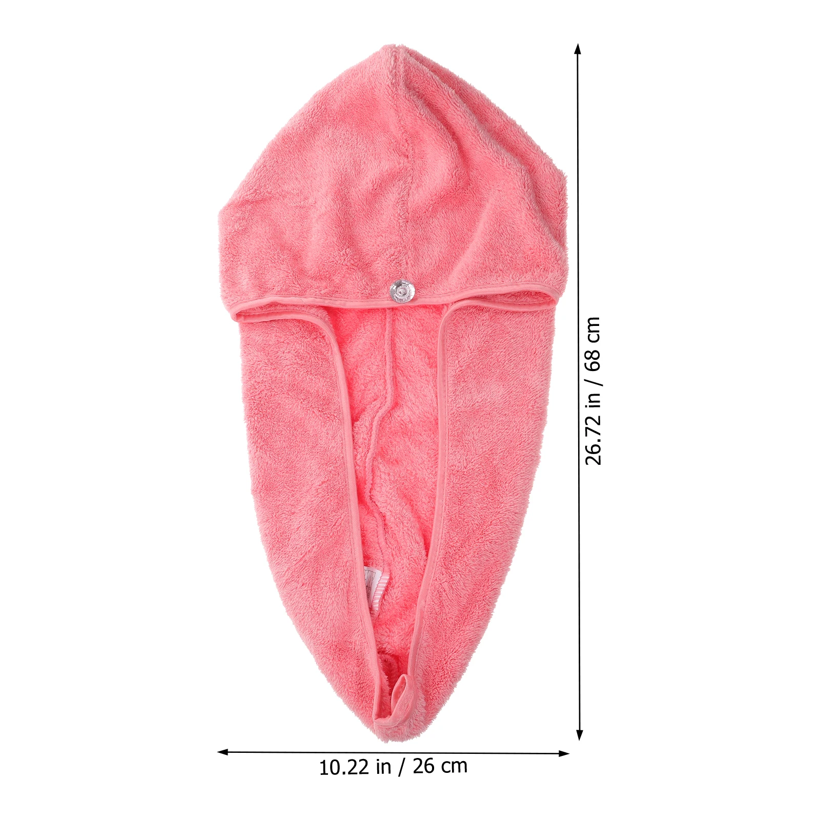 

1Pcs Hair Drying Towel Thickened Microfiber Water Absorption Fast Dry Hair Wrap for Bath Hotel Sauna Use Shower Cap