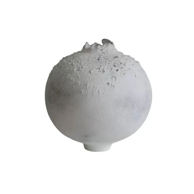 

Wabi Sandy Wind Simple Modern Spherical Vase Flower Arrangement Resort Wind Hotel Homestay Home Furnishing Desktop