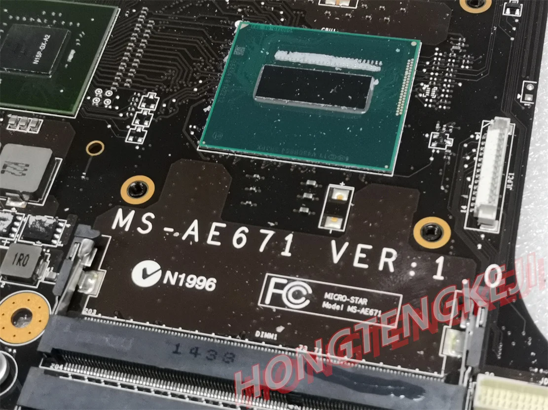 Imagem -04 - Tudo-em-um Motherboard Teste ok Usado Original para Msi Ag240 Ms-ae671 I74710hq Gtx860m Independente