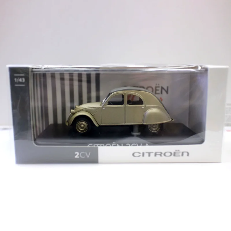 

Литой под давлением сплав 1:43 CITROEN 2CV, винтажная модель автомобиля для взрослых, коллекция с принтом, подарочный дисплей, сувенир