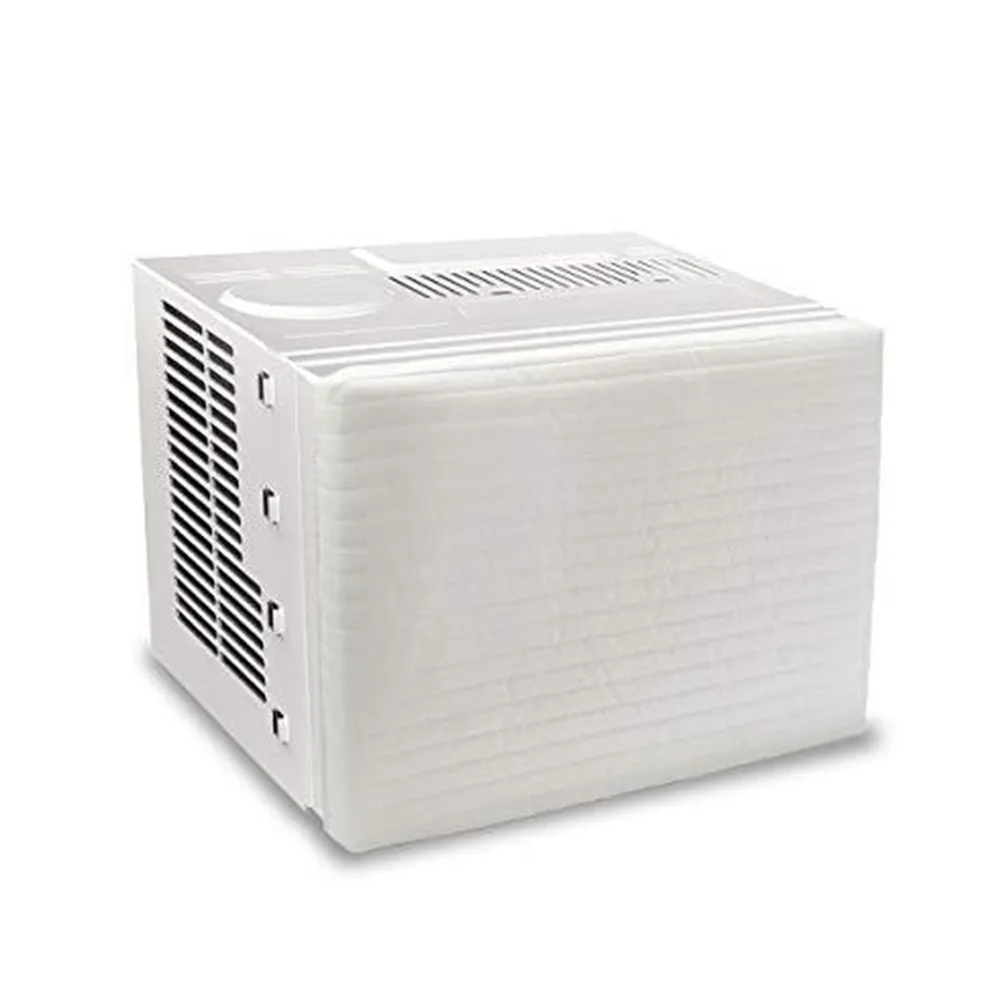 Indoor Air Conditioner Cover Double Insulation Beige Block Cold Draft Noise Reduction for Home Bedroom Living Room Cooling Fan