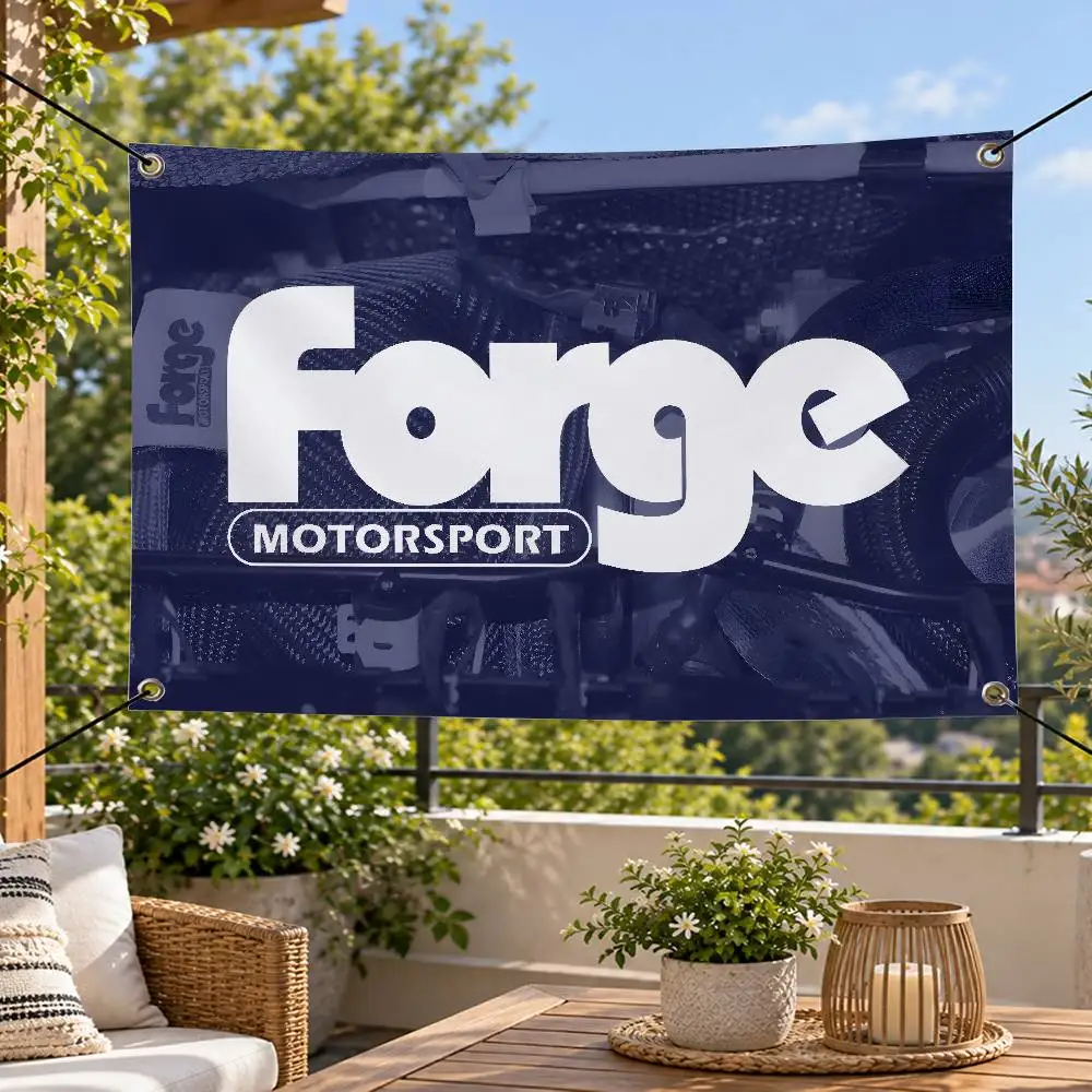 For-ge Tuning Parts Aesthetic Wall Tapestry Flag Printed Wall Hanging Living Room Party Outdoor Decor