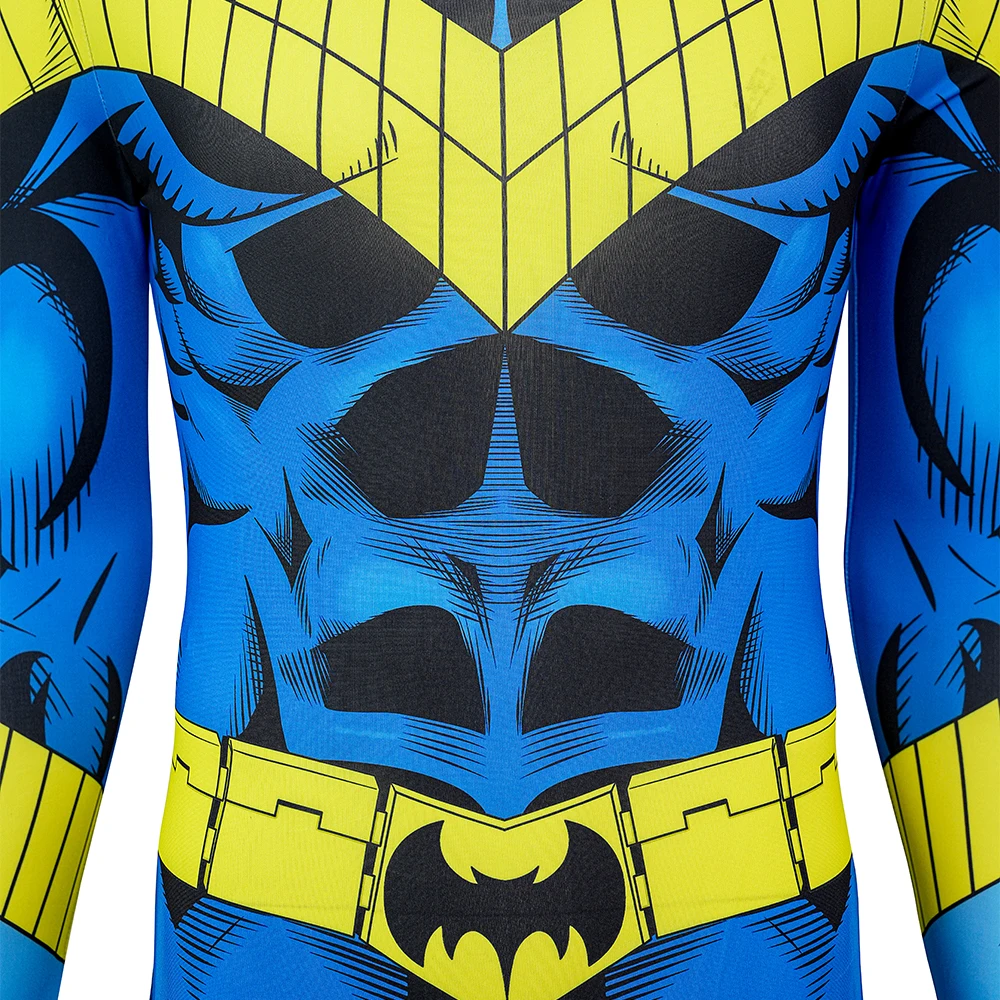 Titans Zentai Bodysuit Cosplay Kostüm Nightwings Man Disfraz Halloween CARNIVAL Party Oufits