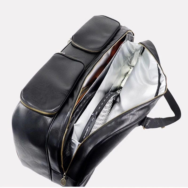 Big Capacity Tennis Racquet Bag Men Women RH4 Squash Tennis Rackets Court Bag Shoes Cloth Compartment Handbag Tennis Sports Bag
