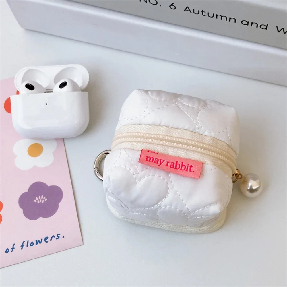 Earphone Pouch Bluetooth Earphone Bag Fashion Small Tent Cute Coin Purse Colorful Retro Mini Storage Bag Data Cable