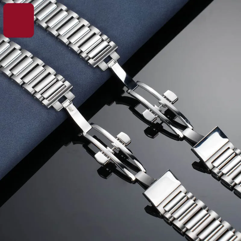 L3.830 Tali Baja Tahan Karat Solid Kualitas Tinggi untuk Longines Baru Kangkas L3.830.4 Gelang Logam 21Mm Gelang Jam Baja Tahan Karat