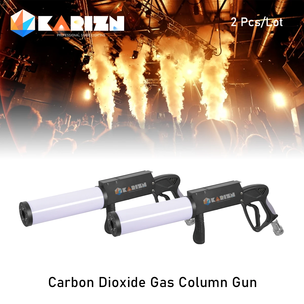 dioxido de carbono gas coluna gun com rgb leds equipamento led efeito disco dj e pun festa de casamento imposto pcs hot sale 01