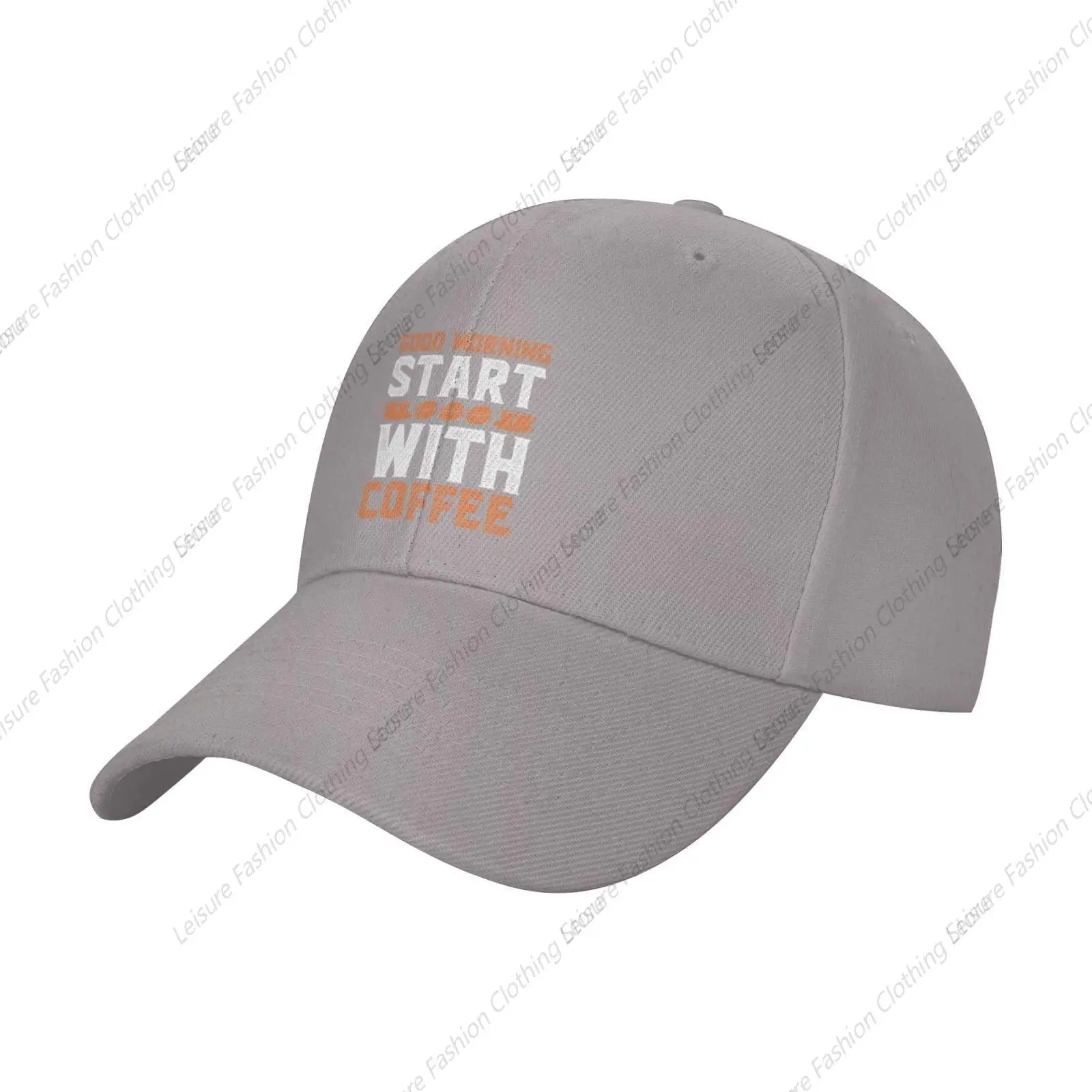 Good Morning Start with Coffee Baseball Cap Women Men Hat Truck Driver Baseball Caps Adjustable Dad Hats