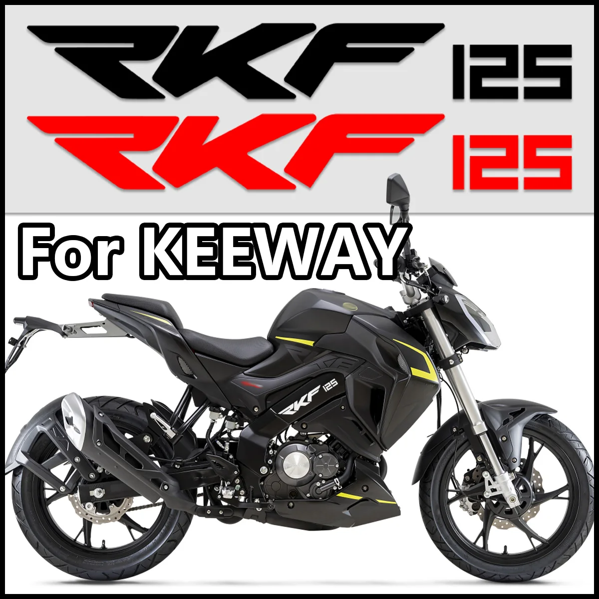 Motorcycle Sticker for Keeway RKF 125 RKF125 Vinyl Reflective Waterproof Fit Body Fuel Tank Decoration Accessory Decal