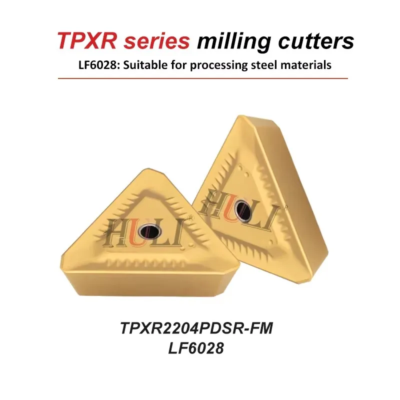 DESKAR Lathe Milling Cutter Tools 100% Original TPXR2204PDSR-FM LF6028 Suitable For Steel Parts Milling Blade Triangle Inserts