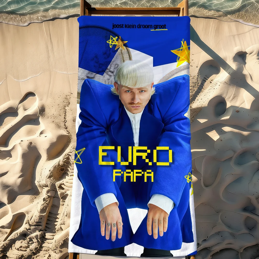 Singer Joost Klein Europapa Towel Sports Quick Dry Travel Camping Gear Sandproof Soft Light Large Beach Towel