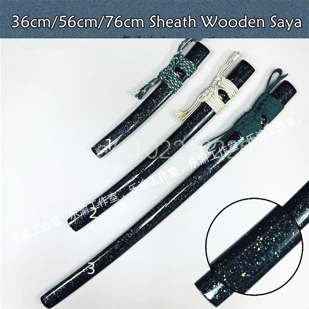 Good Quality Wooden Dark Green Saya Scabbard Hardwood Sheath For Japanese Sword Wakizashi Tanto Samurai Katana Brand New